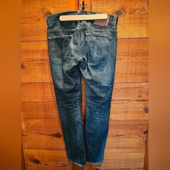 LEVI'S 511 Medium Stone Wash Denim Skinny Jeans - Picture 4 of 8